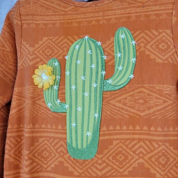 Ricrac & Ruffles Cactus Coture Ruffled Ankle Jumpsuit Romper Girls Size 24mo - Picture 5 of 11